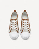 حذاء سنيكرز برباط لون اوف وايت - 2