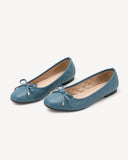 حذاء باليرينا فلات لون تركواز - 4