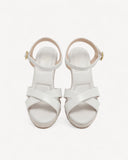 صندل اسبادريل مفتوح بإبزيم لون ابيض - 2