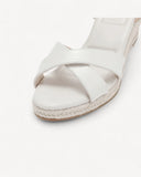 صندل اسبادريل مفتوح بإبزيم لون ابيض - 3