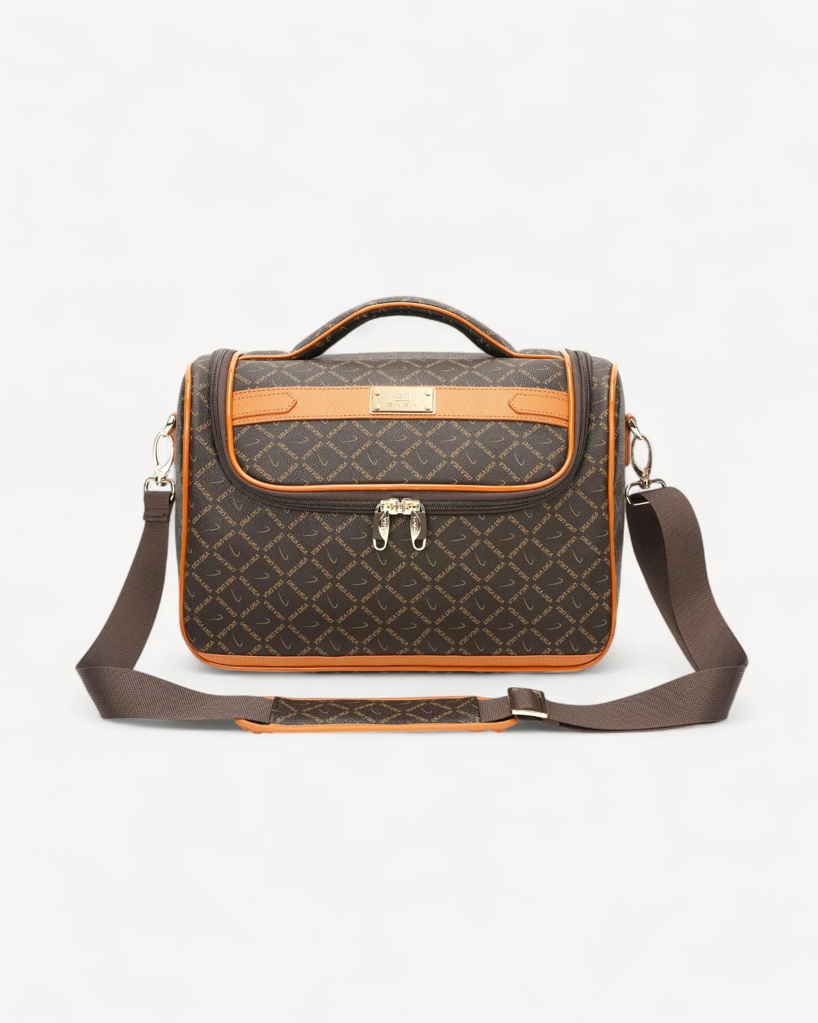 شنطة سفر للتنظيم مقاس 13 إنش لون بني - 1