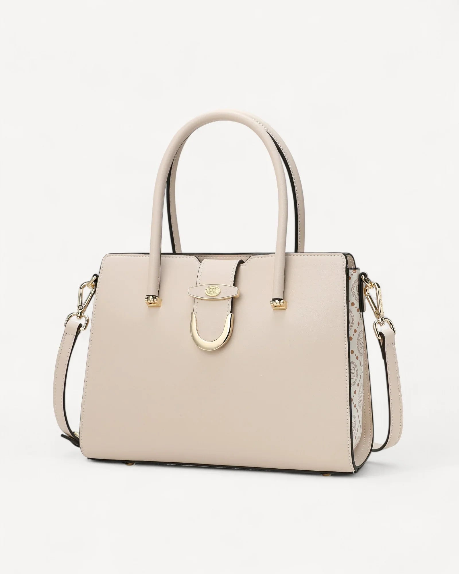 شنطة ساتشيل بحزام كتف قابل للفصل لون بيج - 1