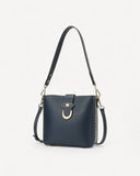 شنطة كتف مع حمالتين لون كحلي - 1