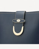 شنطة كتف مع حمالتين لون كحلي - 3