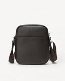 شنطة خصر جلد طبيعي رجالية لون بني - 2