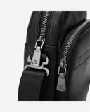 شنطة خصر رجالية صغيرة بحامل لون اسود - 3