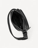 شنطة خصر رجالية صغيرة بحامل لون اسود - 4