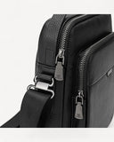 شنطة خصر جلد طبيعي بحامل لون اسود - 3