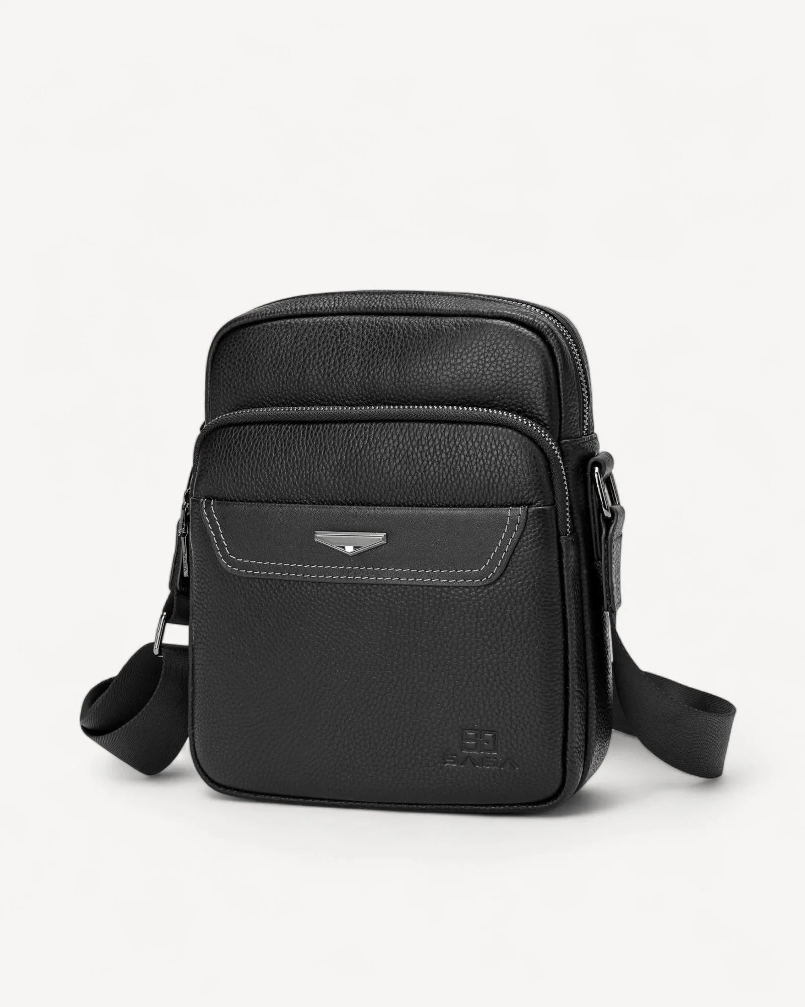 شنطة خصر جلد طبيعي مع حامل لون - 1