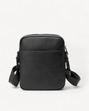 شنطة خصر جلد طبيعي بحامل لون اسود - 2