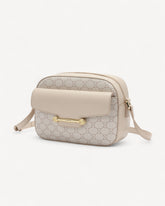 شنطة كروس بدي وحزام كتف قبل للتعديل لون بيج - 1