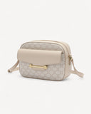 شنطة كروس بدي وحزام كتف قبل للتعديل لون بيج - 1