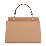 Small shoulder bag, genuine leather, black color