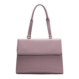 Large women's handbag in a mauve color with a stylish design for work
