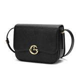 Stylish women's shoulder bag in black with a practical, medium-sized design.