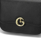 Stylish women's shoulder bag in black with a practical, medium-sized design.