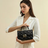 شنطة كتف قفل مغناطيسي بحزام لون اسود - 7