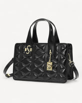 شنطة كتف جلد بحزام قابل للإزالة لون عنابي - 1