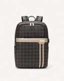 شنطة ظهر متعددة الجيبوب لون بني - 1