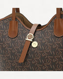 شنطة كتف مع حزام قابل للإزالة لون بيج - 3