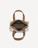 شنطة كتف بحزام قابل للإزالة لون بيج - 4