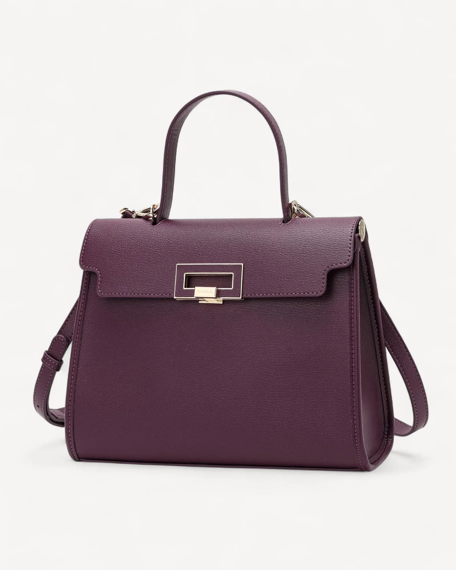 شنطة كتف بحامل قابل للفصل لون عنابي - 1