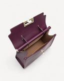 شنطة كتف بحامل قابل للفصل لون عنابي - 4