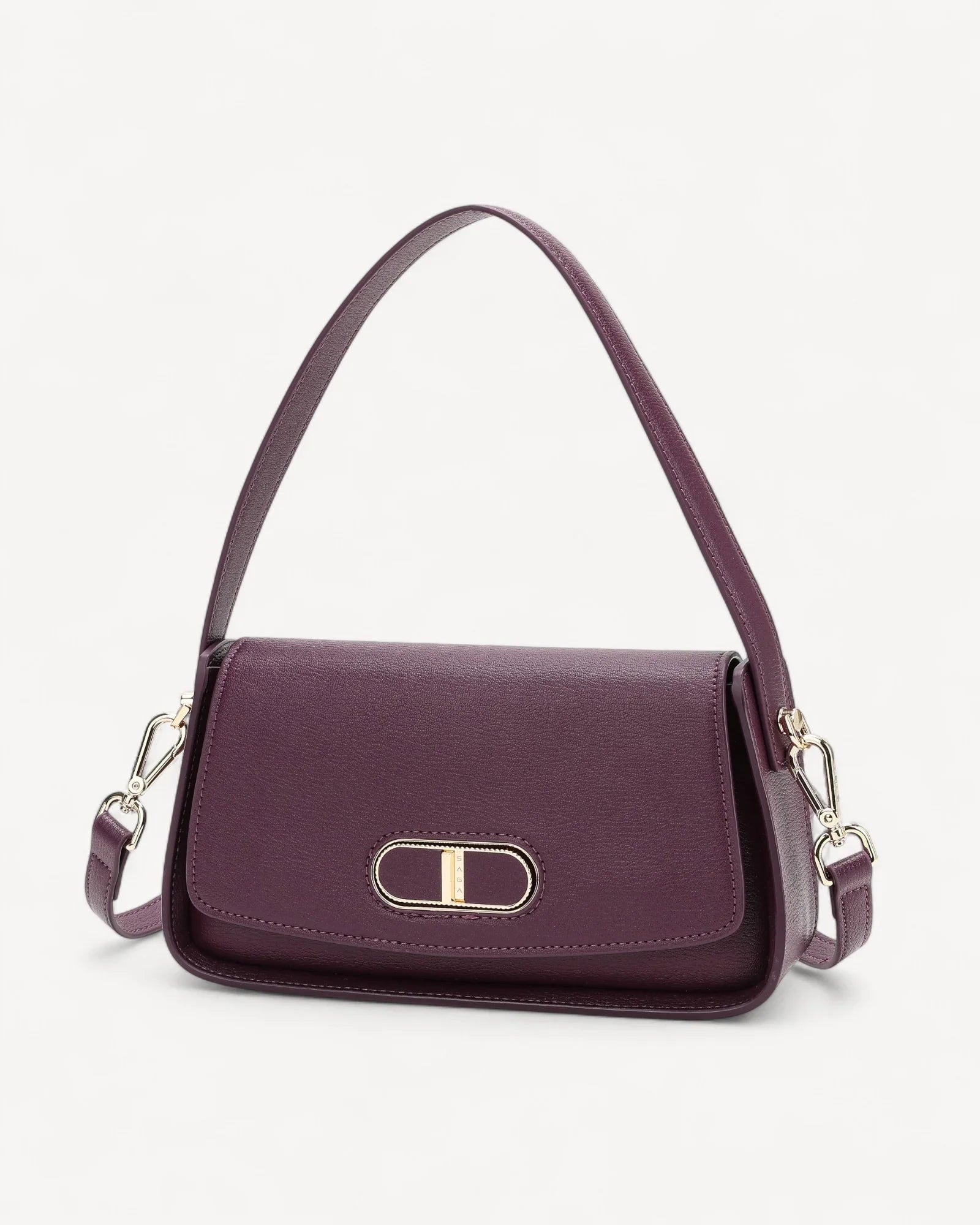 شنطة كروس بدي بحزام كتف قابل للإزالة لون عنابي - 1