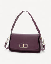 شنطة كروس بدي بحزام كتف قابل للإزالة لون عنابي - 1