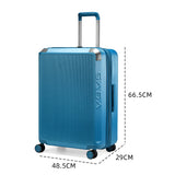 طقم شنط سفر فاخر 5 قطع أزرق