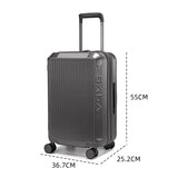 شنطة سفر صغيرة مقاس 20 إنش لون رمادي