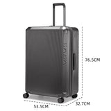 طقم شنط سفر فاخر 5 قطع رمادي داكن