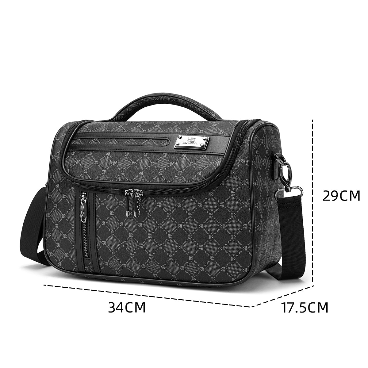 Luxury travel bags with high durability, available in several sizes, gray colour