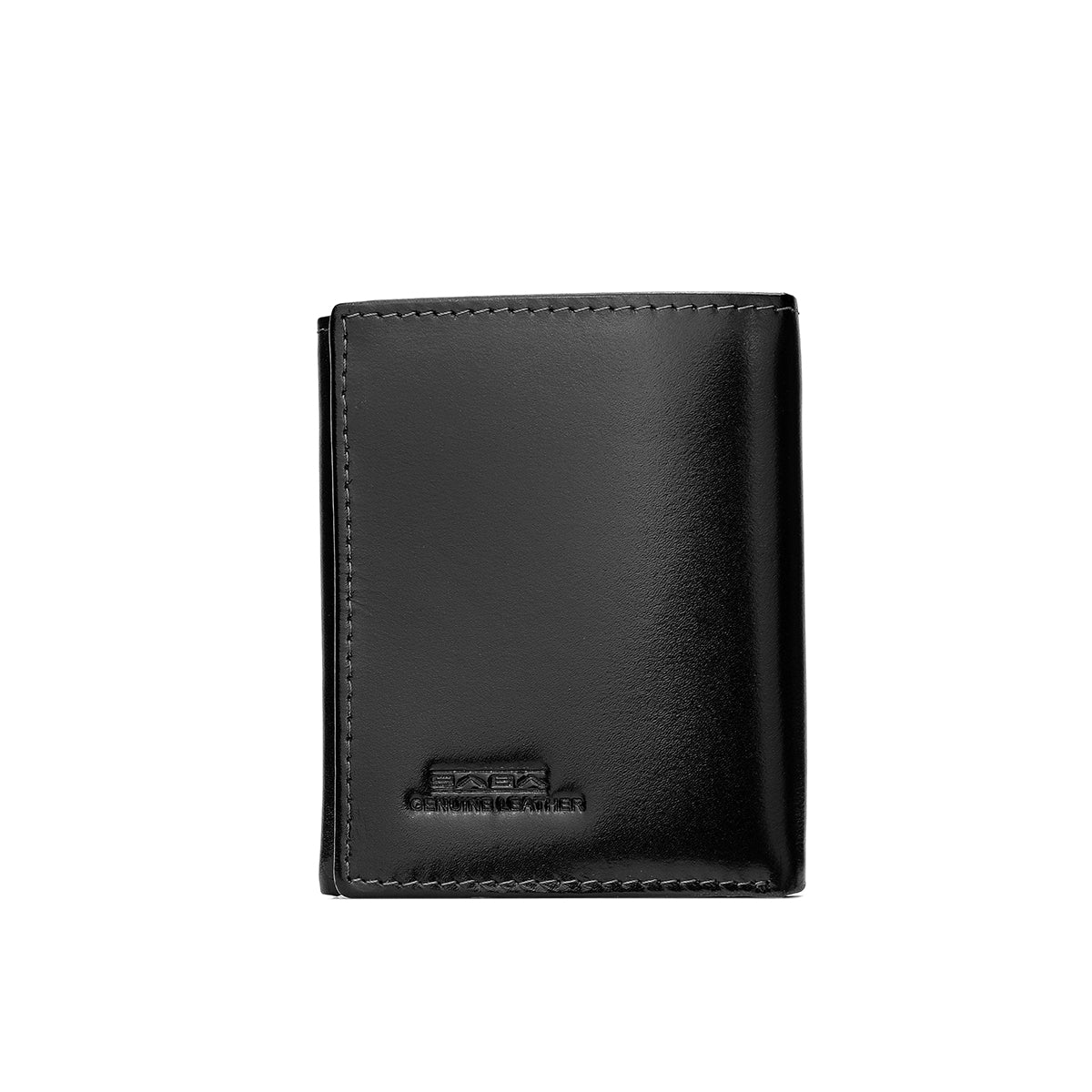 Men's wallet with a stylish design, genuine leather, black or brown