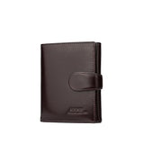 Men's wallet with an elegant interior and exterior design, original natural leather, in black or brown