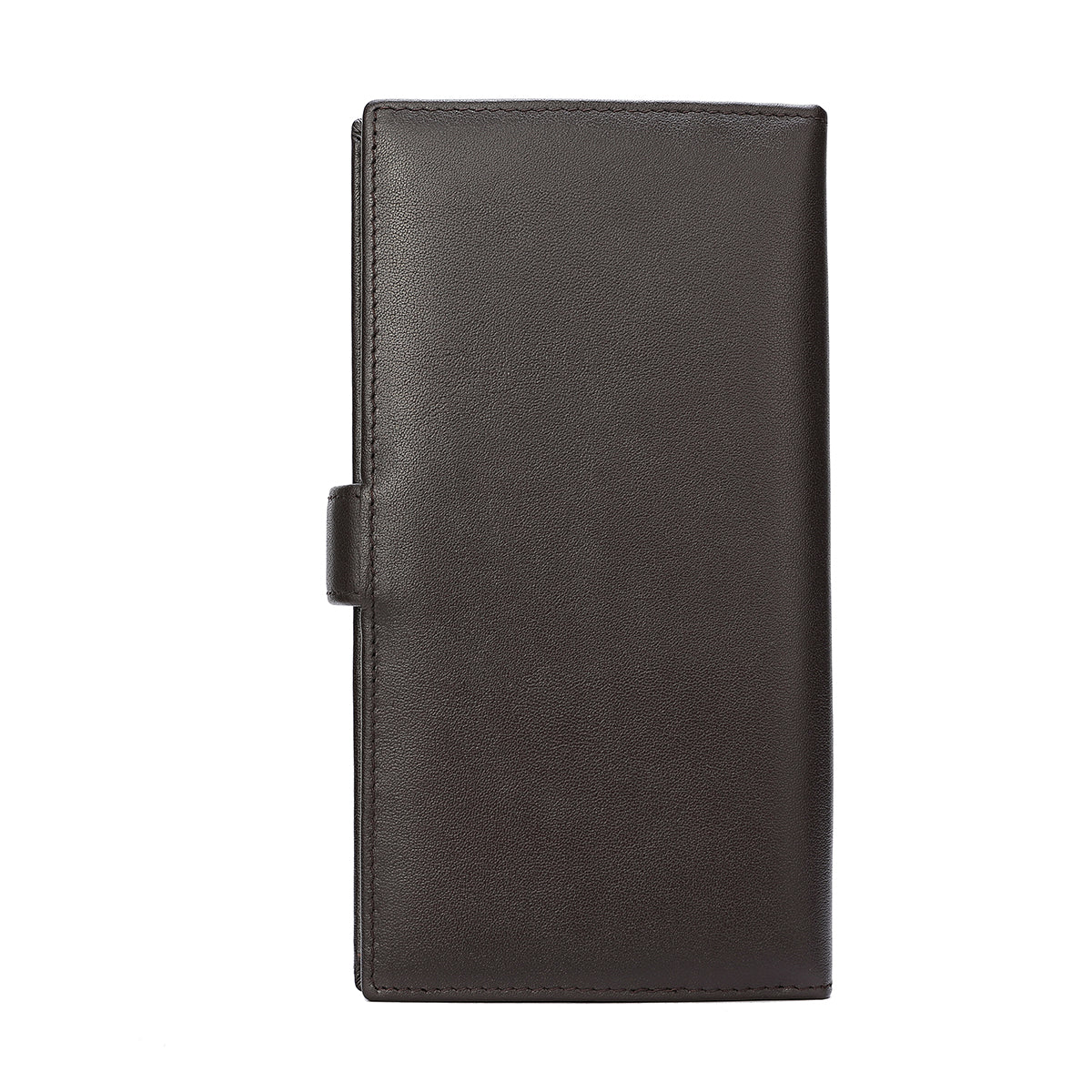 Wide genuine leather men's wallet, 18 cm wide, in two colors