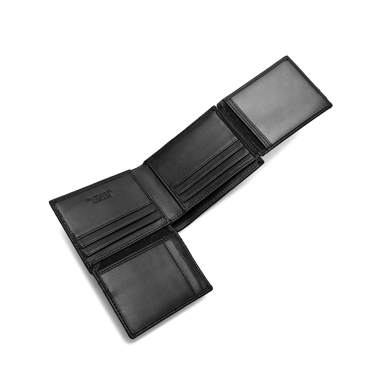 A practical men's wallet made of real genuine leather, available in two colors