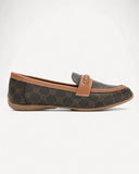 حذاء فلات سهل الإرتداء لون بني - 1