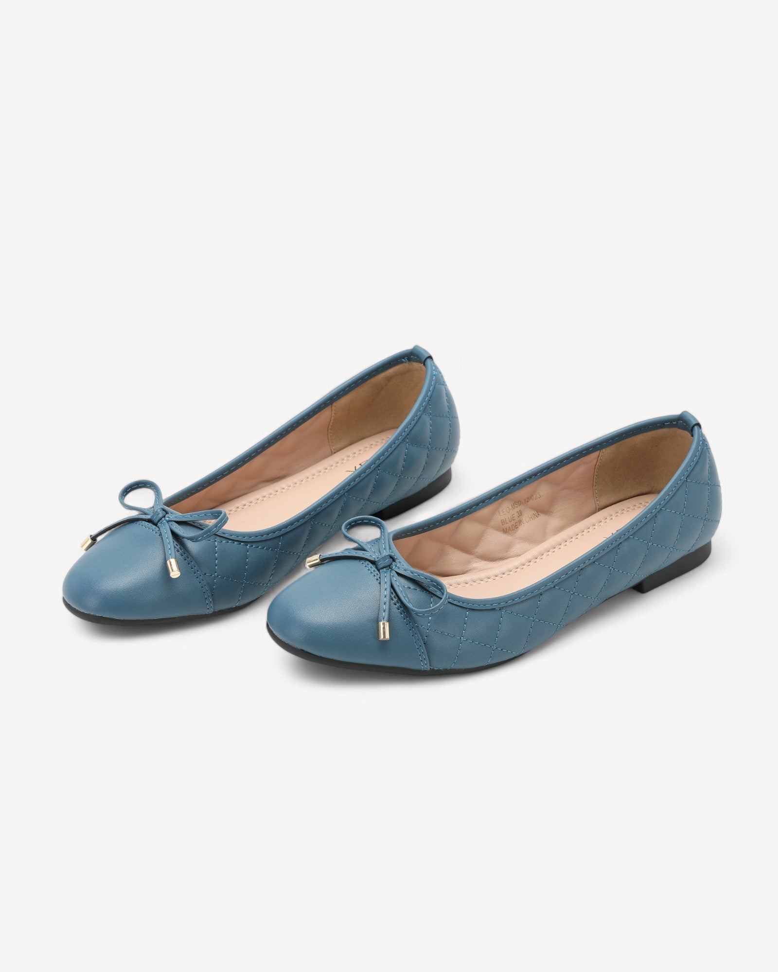 حذاء باليرينا فلات لون تركواز - 4