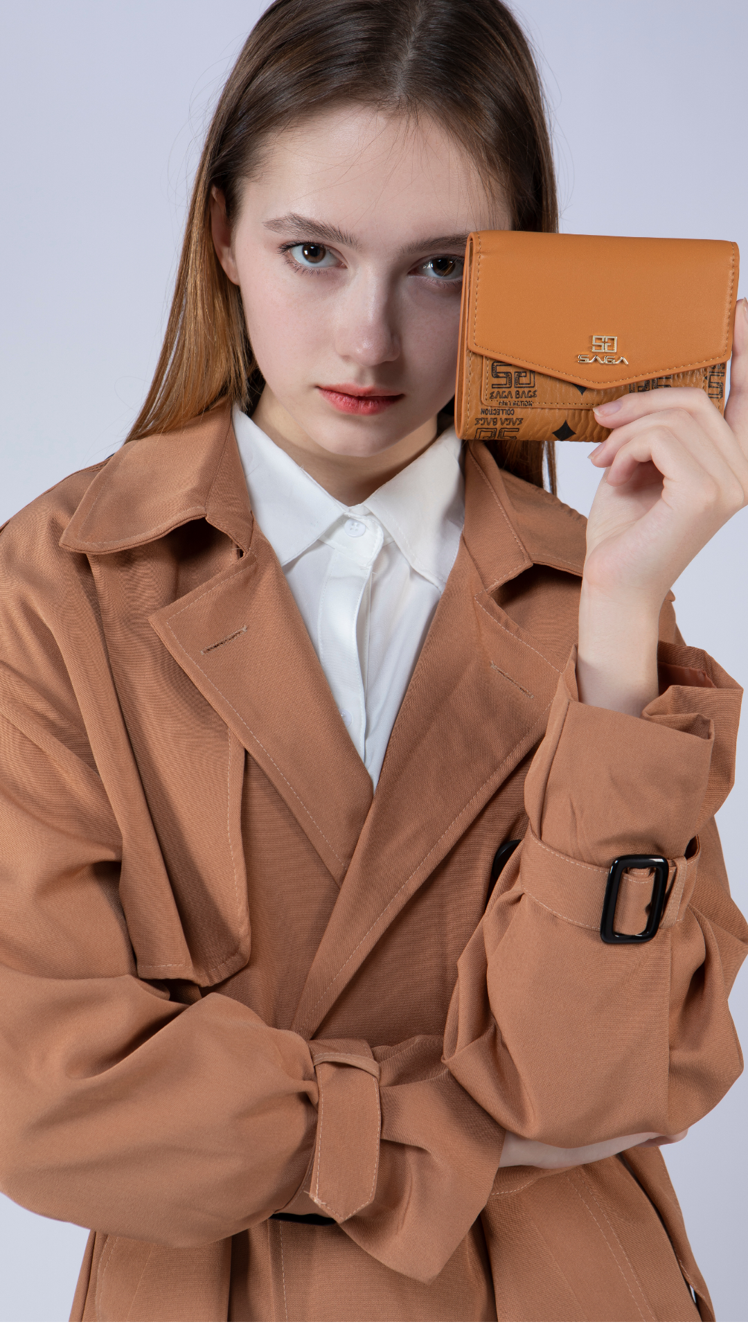 Women's wallet, luxury leather, Saudi desert style