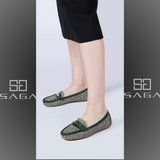 Comfortable, light and elegant shoes from Saga made of microfiber