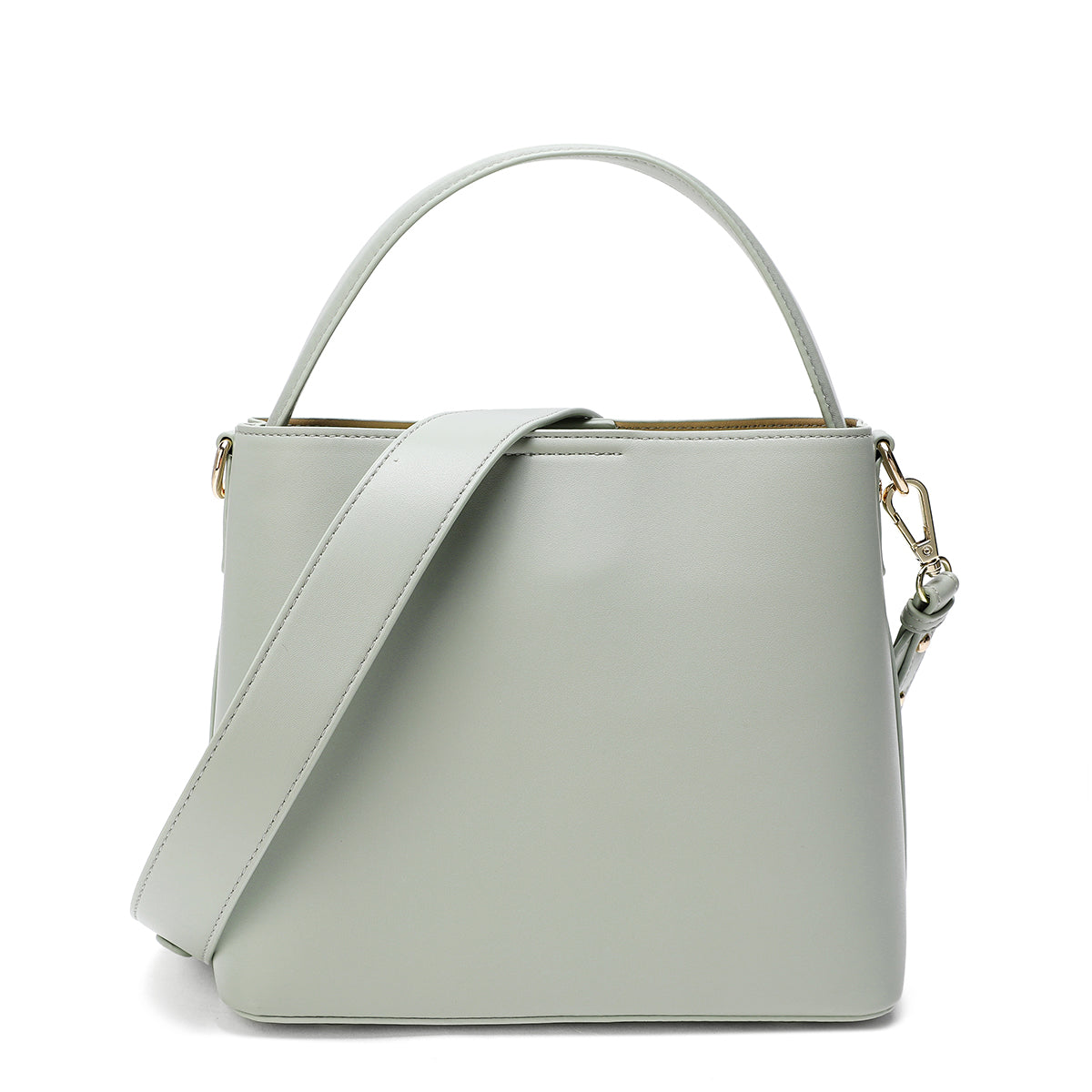Elegant handbag with shoulder strap, width 23.5 cm, available in three colors