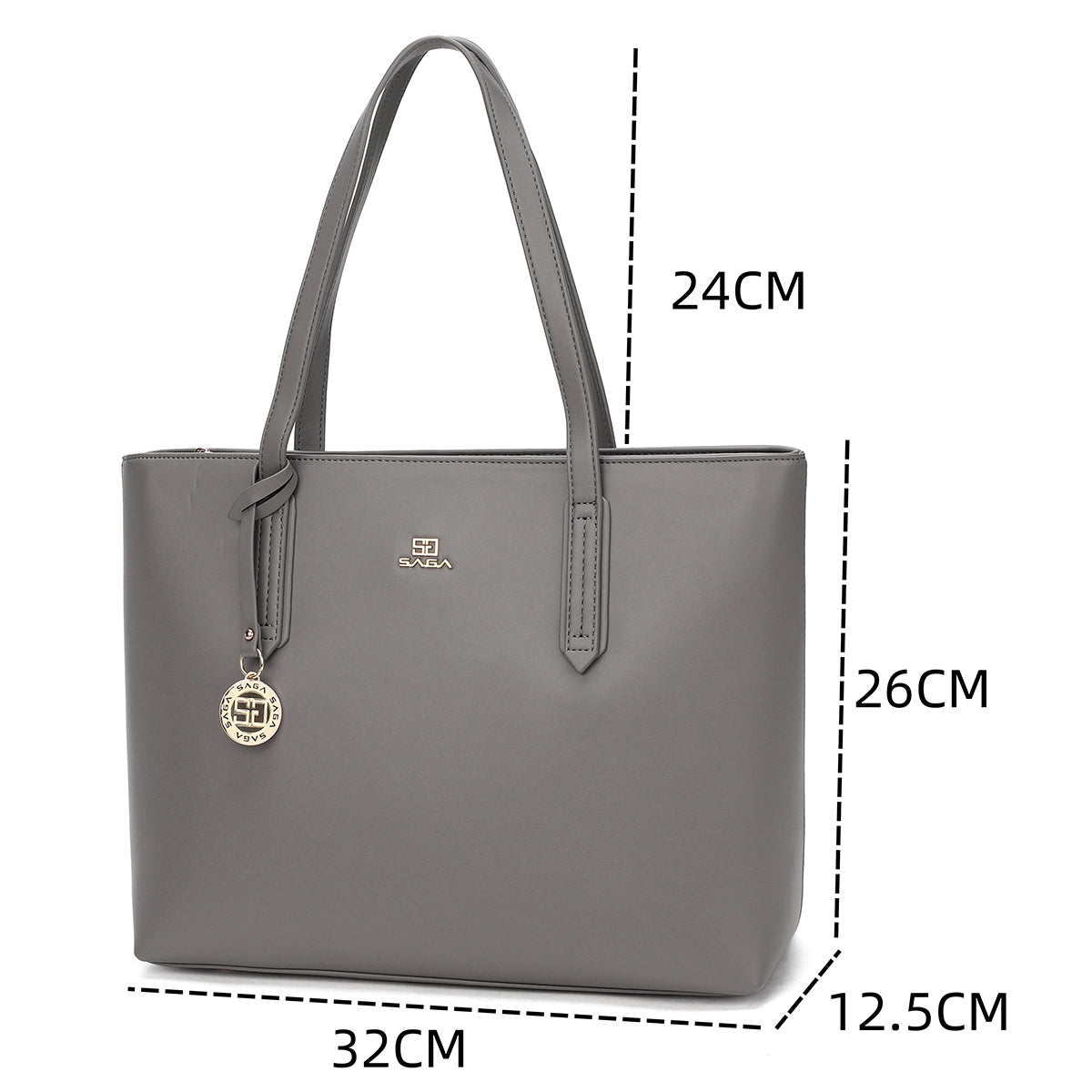 Simple and elegant design bag, 32 cm wide, three colors