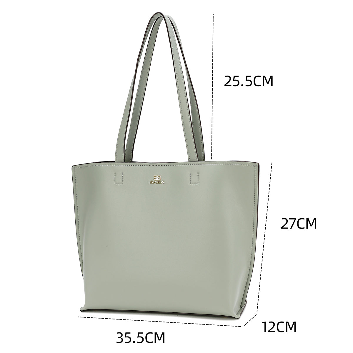حقيبة يد واسعة وكلاسيكية بسيطة بعدة ألوان