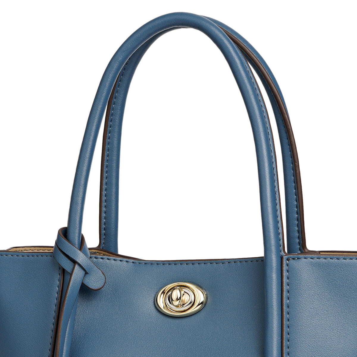 Handbag with shoulder strap, distinctive design, width 25 cm, maroon or blue