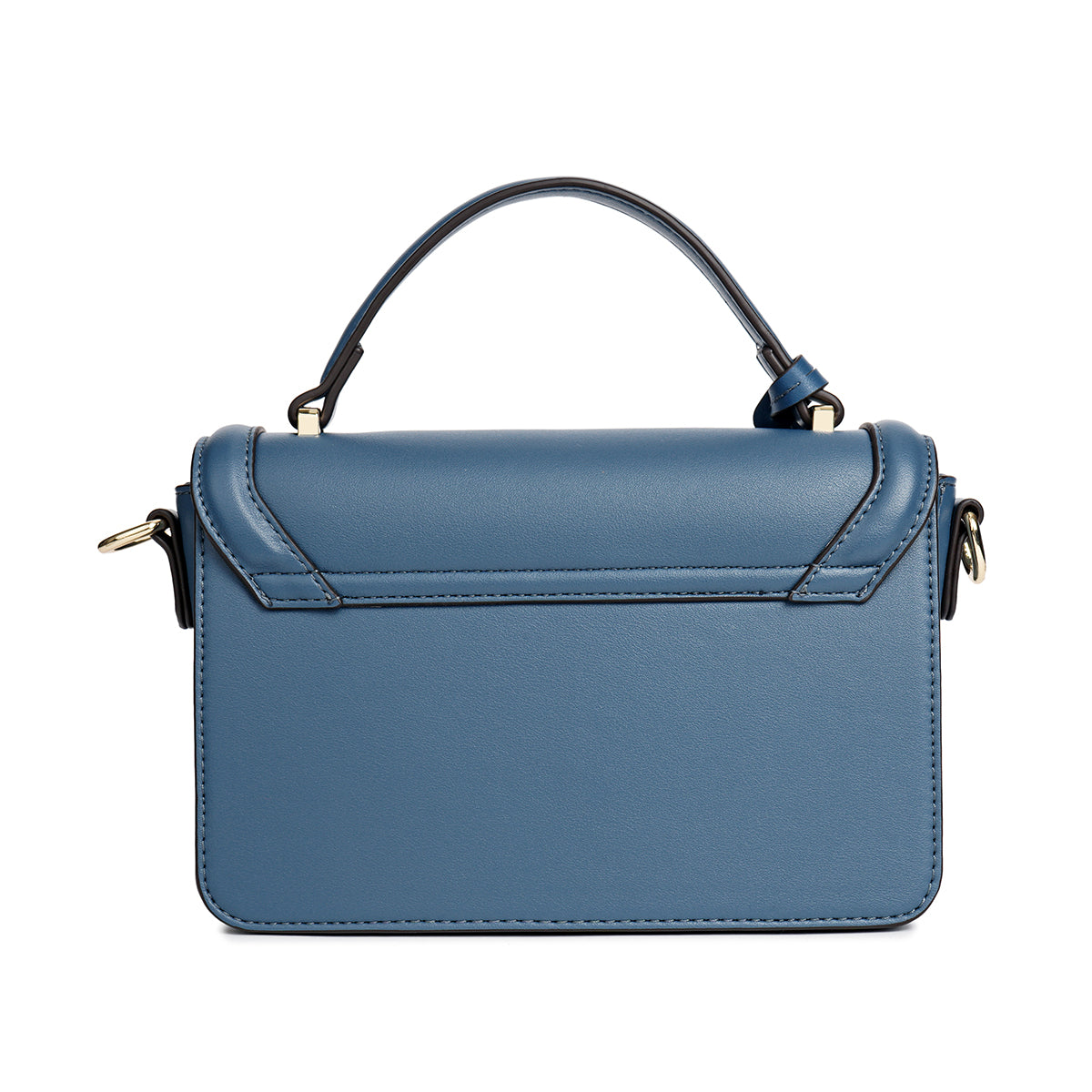 Practical and light handbag with a shoulder strap, width 21 cm, in maroon or blue colors