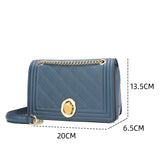 Saga Women's Bag with Straps, Width 20 cm, Color Blue