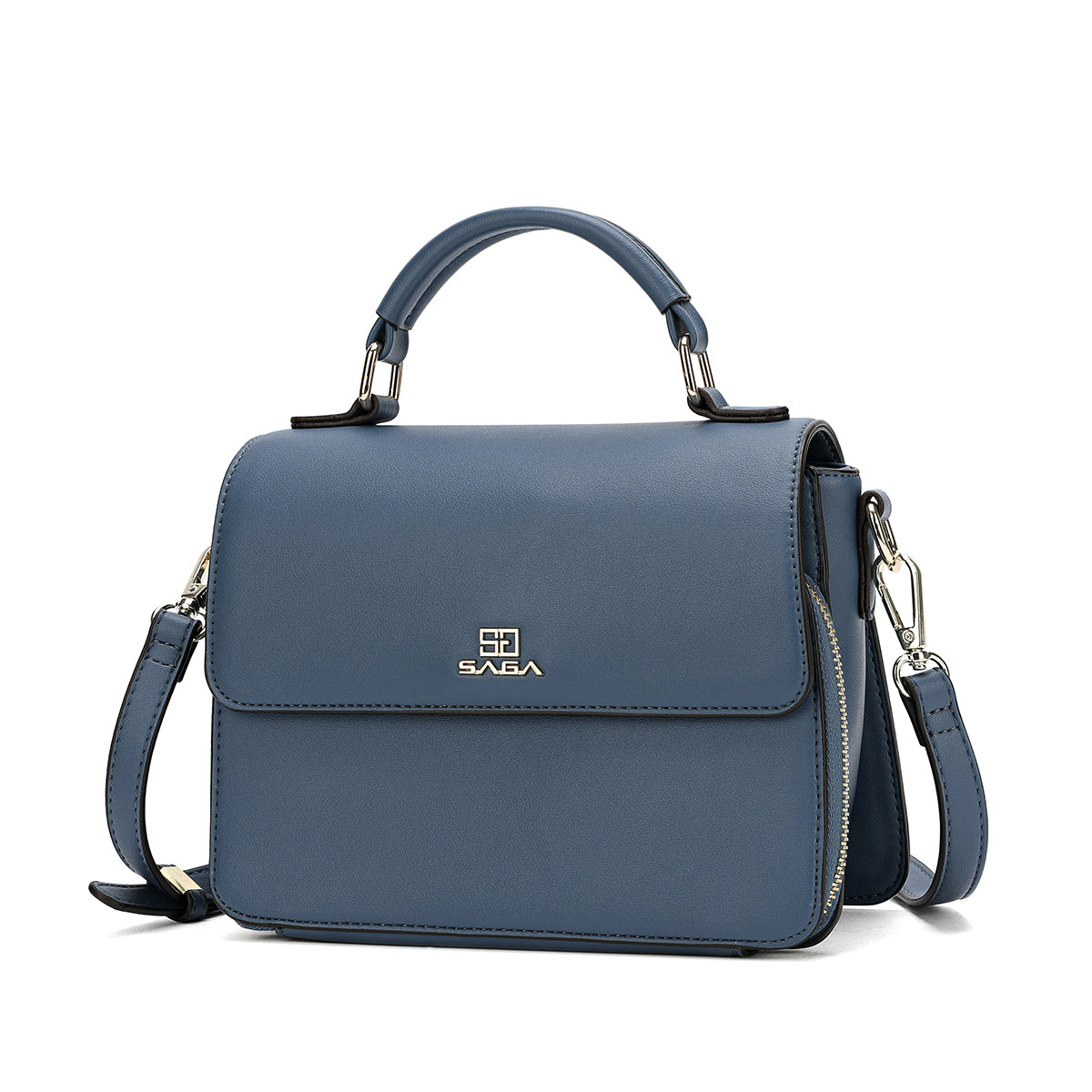 Saga Women's Handbag with Detachable Strap 20.5cm Wide Available in Two Colors