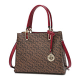 Handbag, attractive and simple design, width 24 cm, in two colors