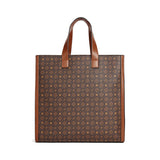 Modern handbag, distinctive design, spacious, coffee brown color